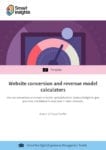 Website conversion and revenue model calculators