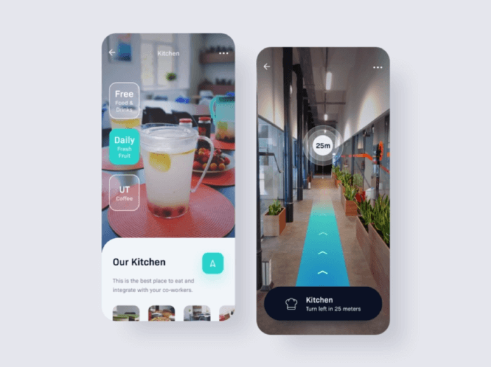 AR onboarding app