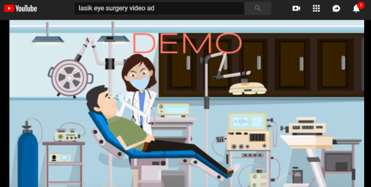 lasik eye surgery video ad