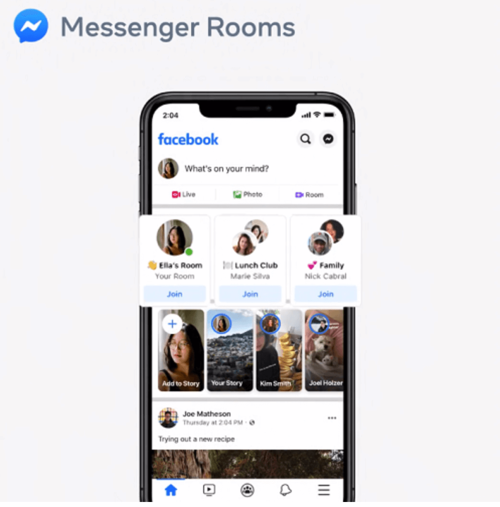 Facebook Messenger Rooms