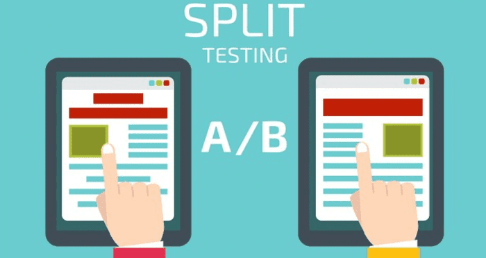 Split testing